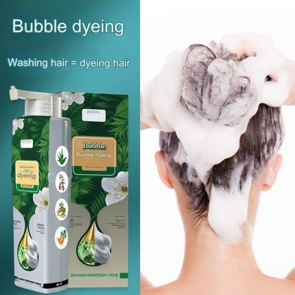 Grey Hair Turn Black in 15 minutes Hair Shampoo with softener